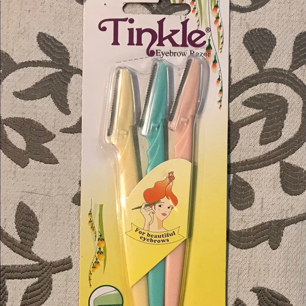 Tinkle Eyebrow Razor. 3 pack.